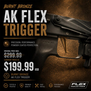 Burnt Bronze AK Flex Trigger