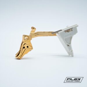 Rambo Flex White on Gold Trigger