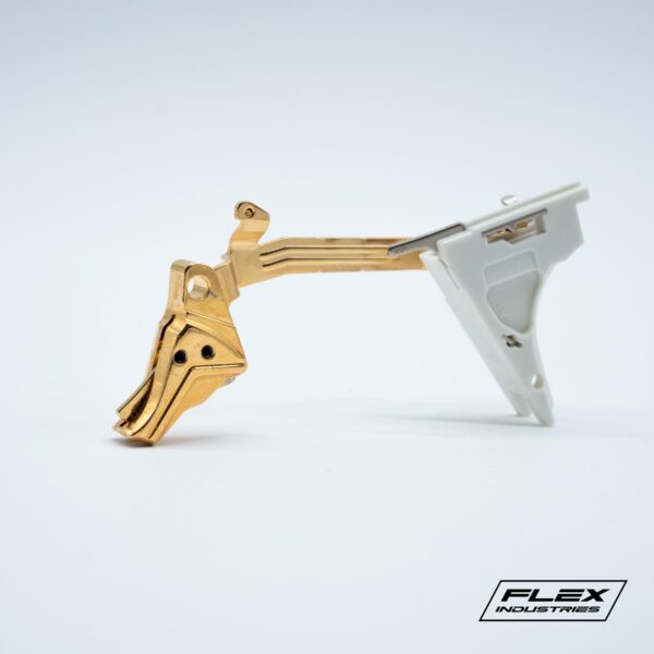 Rambo Flex White on Gold Trigger