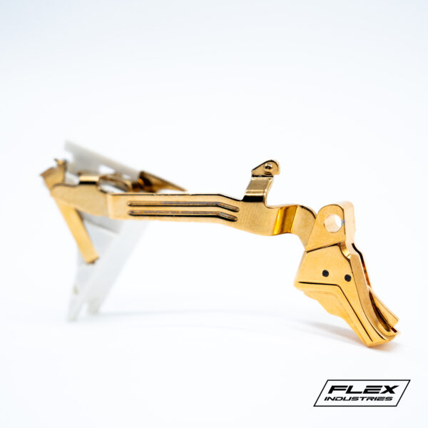 Rambo Flex White on Gold Trigger