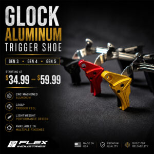 Glock Aluminum Trigger shoe Gen 3, Gen 4, Gen 5